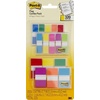 image:imagePostit Flags Combo Pack 4 OnTheGo DispensersPack 120 94 in Wide and 200 47 in Wide Flags Assorted Colors 683XL102 x 42 Pack of 12