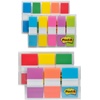 image:imagePostit Flags Combo Pack 4 OnTheGo DispensersPack 120 94 in Wide and 200 47 in Wide Flags Assorted Colors 683XL102 x 42 Pack of 12