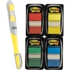 image:imagePostit Flags Value Pack 50Dispenser 4 DispensersPack 1 in Wide Assorted Colors Includes Free Flags  Highlighter200 Flags with Highlighter