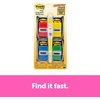 image:imagePostit Flags Value Pack 50Dispenser 4 DispensersPack 1 in Wide Assorted Colors Includes Free Flags  Highlighter200 Flags with Highlighter Pack of 2