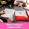 image:imagePostit Message Flags Sign and Date 1 in x 17 in One Dispenser with 200 Count Green Sticky Tabs Per Dispenser 200 Flags TotalYellow