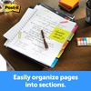 image:imagePostit Sticky Tabs 2 in x 15 in 2 Pads of Book Tabs for Bookmarking Annotating Reading and Reminders White 50 Total Count04 x 28 Pack of 3