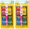 image:imagePostit Flags Value Pack 50Dispenser 4 DispensersPack 1 in Wide Assorted Colors Includes Free Flags  Highlighter200 Flags with Highlighter Pack of 2