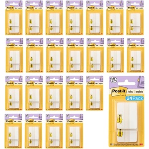 image:imagePostit Sticky Tabs 2 in x 15 in 2 Pads of Book Tabs for Bookmarking Annotating Reading and Reminders White 50 Total Count04 x 28 Pack of 24