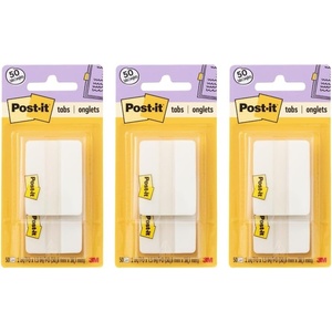 image:imagePostit Sticky Tabs 2 in x 15 in 2 Pads of Book Tabs for Bookmarking Annotating Reading and Reminders White 50 Total Count04 x 28 Pack of 3