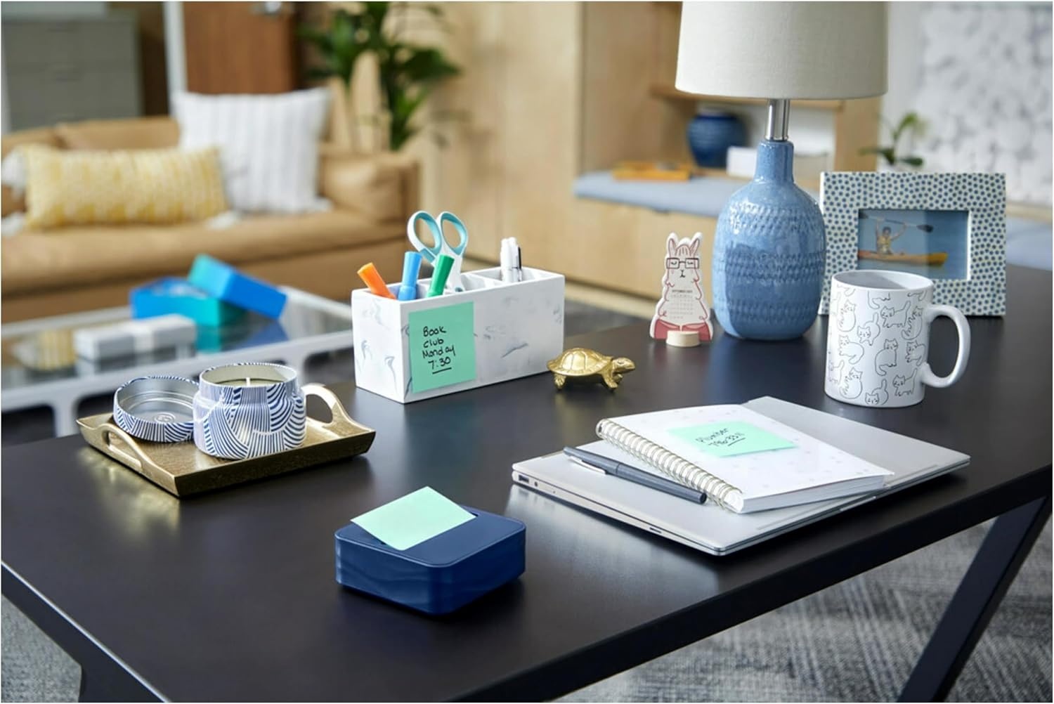 image:imagePostit Popup Notes 12 Sticky Note Pads 3 x 3 in School Supplies Office Products Accordion Sticky Notes Work with PopUp Note Dispenser Floral Fantasy Collection3 x 3 Pack of 6
