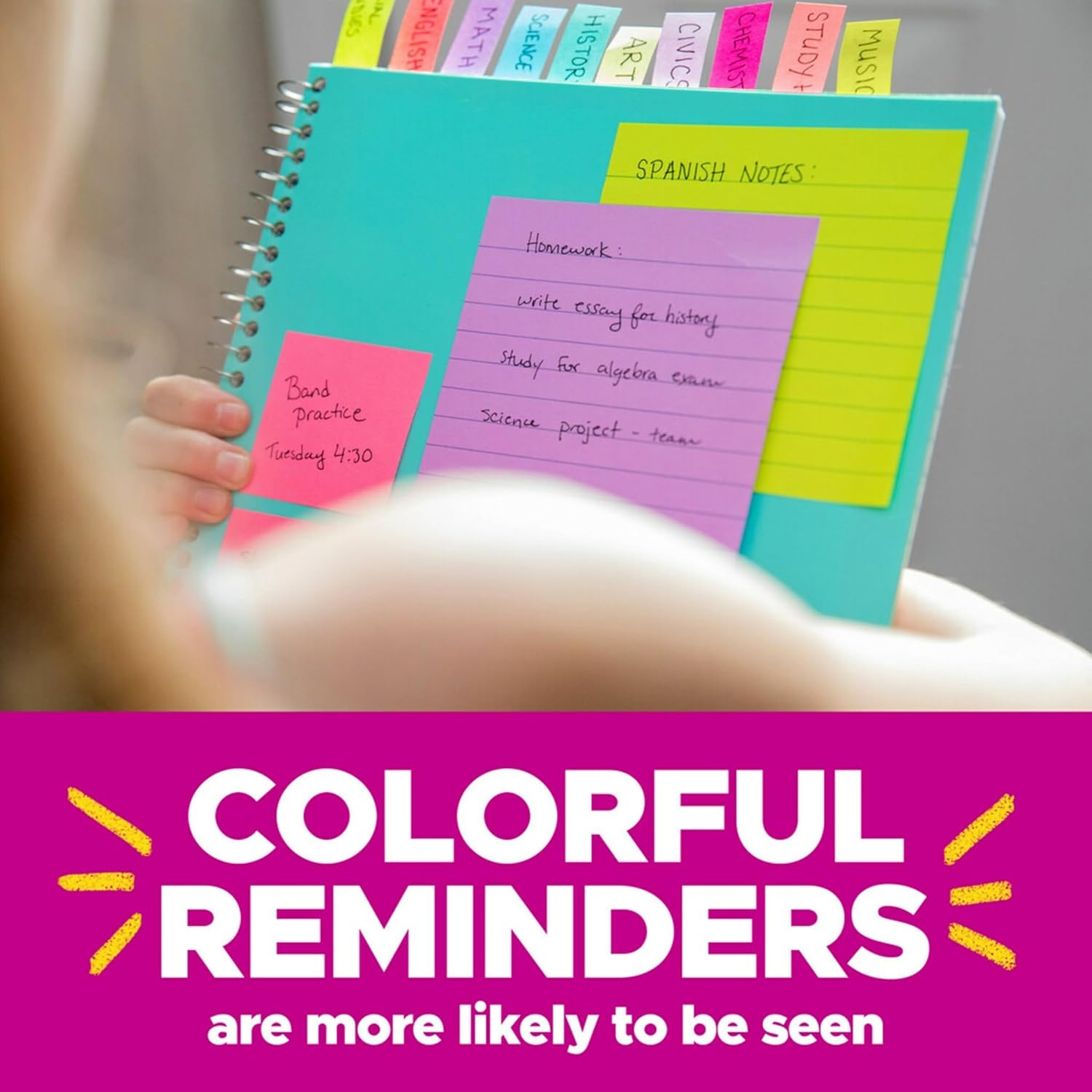 image:imagePostit Popup Notes 18 Sticky Note Pads 3 x 3 in School Supplies Office Products Accordion Sticky Notes Work with PopUp Note Dispenser Floral Fantasy Collection18 Pads