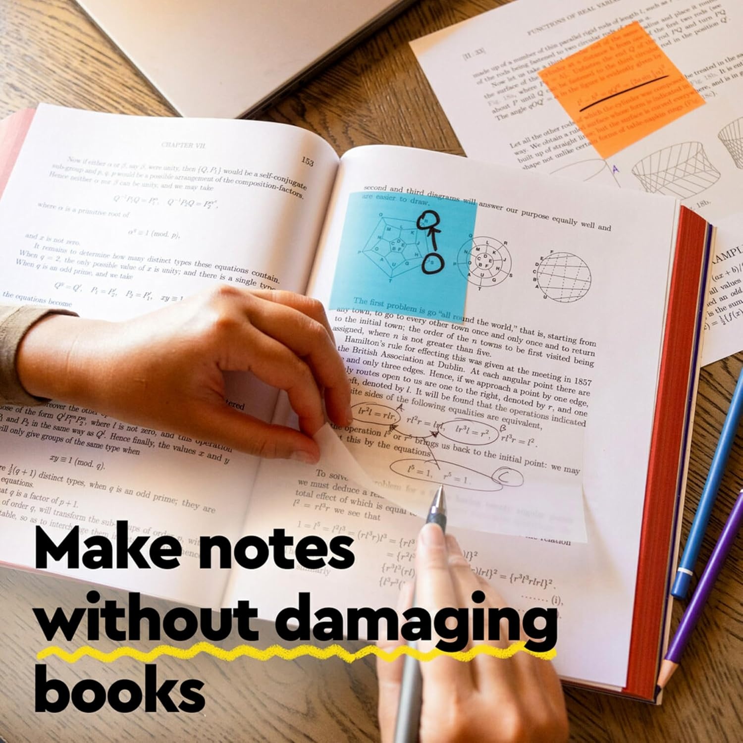 image:imagePostit Transparent Notes 28 in x 28 in Clear Sticky Notes Back to School Supplies Office Products Great for Studying 12 PadsColored Transparent