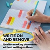 image:image3M 6714AU PostIt Page Markers Assorted Brights 50 StripsPad 4 PadsPack 1 Pack1 Pack