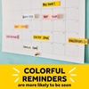 image:image3M 6714AU PostIt Page Markers Assorted Brights 50 StripsPad 4 PadsPack 1 Pack1 Pack
