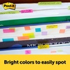 image:image3M 6714AU PostIt Page Markers Assorted Brights 50 StripsPad 4 PadsPack 1 Pack36 Pack