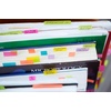 image:image3M 6714AU PostIt Page Markers Assorted Brights 50 StripsPad 4 PadsPack 1 Pack36 Pack