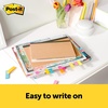 image:image3M 6714AU PostIt Page Markers Assorted Brights 50 StripsPad 4 PadsPack 1 Pack36 Pack