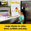 image:imagePostit Doodle Pad Portable Art Easel SelfStick Tabletop Easel Pad 20 in x 23 in 20 SheetsPad 2 PadsPack 563RDP