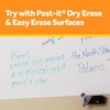 image:imagePostit Dry Erase Accessory Tray 1 Accessory Tray 4 Strips6 x 675 x 006 Pack of 12