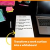 image:imagePostit Dry Erase Sheets 7 in x 113 in 30 Sheets Sticks Securely and Removes Cleanly DEFSHEETS30PK24 Sheets
