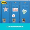 image:imagePostit Dry Erase Sheets 7 in x 113 in 30 Sheets Sticks Securely and Removes Cleanly DEFSHEETS30PK30 Sheets