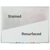 image:imagePostit Dry Erase Whiteboard Film Surface for Walls Doors Tables Chalkboards Whiteboards and More Removable StainProof Easy Installation 4 x 3 ft Roll DEF4x36 ft x 4 ft Pack of 6