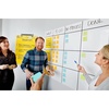 image:imagePostit Dry Erase Whiteboard Film Surface for Walls Doors Tables Chalkboards Whiteboards and More Removable StainProof Easy Installation 4 x 3 ft Roll DEF4x36 ft x 4 ft Pack of 6