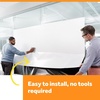 image:imagePostit Dry Erase Whiteboard Film Surface for Walls Doors Tables Chalkboards Whiteboards and More Removable StainProof Easy Installation 4 x 3 ft Roll DEF4x34W x 256H