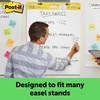 image:imagePostit Easel Pad made with Recycled Paper 25 in x 30 in White 30 SheetsPad 6 PadsPack Great for Virtual Teachers and Students 559RPVAD6