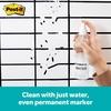 image:imagePostit Easy Erase Whiteboard Sheets 2 Pack 91 x 91 in Instant Whiteboard Use Dry Erase and Permanent Markers EESH2PKRET12 Pack