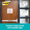 image:imagePostit Easy Erase Whiteboard Sheets 2 Pack 91 x 91 in Instant Whiteboard Use Dry Erase and Permanent Markers EESH2PKRET12 Pack