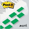 image:imagePostit Flags 50Dispenser 2 DispensersPack 1 in Wide Green 680GN2Green