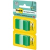 image:imagePostit Flags 50Dispenser 2 DispensersPack 1 in Wide Green 680GN2Green