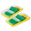 image:imagePostit Flags 50Dispenser 2 DispensersPack 1 in Wide Green 680GN2Green