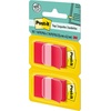 image:imagePostit Flags 50Dispenser 2 DispensersPack 1 in Wide Green 680GN2Red