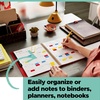 image:imagePostit Flags Value Pack 35Dispenser 8 DispensersPack 47 in Wide Assorted Colors Includes 48 Free Arrow Flags 683VAD112 in X 112 in Pack of 12