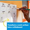 image:imagePostit Flex Write Surface 3 x 2 ft The Permanent Marker Whiteboard Surface6 ft x 4 ft