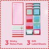 image:imagePostit Jingle Sticky Notes Christmas Gift Set Assorted Sizes 5 Holiday Themed Cute Sticky Note PadsJingle Sticky Notes  Label Sheets