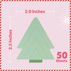 image:imagePostit Jingle Sticky Notes Gingerbread Man Design 2 in x 24 in 1 GingerbreadShaped Christmas Themed Cute Sticky Note Pad with 50 SheetsChristmas Tree