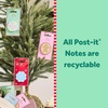 image:imagePostit Jingle Sticky Notes Gingerbread Man Design 2 in x 24 in 1 GingerbreadShaped Christmas Themed Cute Sticky Note Pad with 50 SheetsChristmas Tree