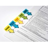 image:imagePostit Message Flags Notarize 1 in x 17 in Two Dispensers with 50 Count Yellow Sticky Tabs Per Dispenser 100 Flags Total