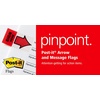 image:imagePostit Message Flags Sign Here 1 in x 17 in Two Dispensers with 50 Count Yellow Sticky Tabs Per Dispenser 100 Flags Total