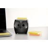 image:imagePostit Note Dispenser Sticky Note Holder Black Owl Design Includes 45 Sheets of 3 in x 3 in Citron Yellow PopUp Notes Classroom or Office SuppliesOwl Dispenser