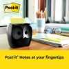 image:imagePostit Note Dispenser Sticky Note Holder Black Owl Design Includes 45 Sheets of 3 in x 3 in Citron Yellow PopUp Notes Classroom or Office SuppliesOwl Dispenser