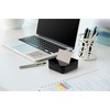 image:imagePostit Note Dispenser Sticky Note Holder Black Wave Design Includes 3 Pads of 90 Sheets of 3 in x 3 in PopUp Notes Classroom or Office Supplies36 x 25 Pack of 6
