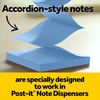 image:imagePostit Note Dispenser Sticky Note Holder Black Wave Design Includes 3 Pads of 90 Sheets of 3 in x 3 in PopUp Notes Classroom or Office Supplies36 x 25