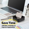 image:imagePostit Note Dispenser Sticky Note Holder Black Wave Design Includes 3 Pads of 90 Sheets of 3 in x 3 in PopUp Notes Classroom or Office Supplies36 x 25