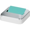 image:imagePostit Note Dispenser Sticky Note Holder White Base with Steel Top Includes 1 pad of 45 Sheets of 3 in x 3 in Aqua Splash PopUp Notes Classroom or Office Supplies12 x 43