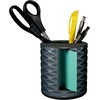 image:imagePostit Note Dispenser Vertical Design PopUp Notes Black with Grey Geometric Pattern 1 Aqua Splash 3 in x 3 in Super Sticky Note PadTrue