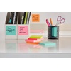 image:imagePostit Note Dispenser Vertical Design PopUp Notes Black with Grey Geometric Pattern 1 Aqua Splash 3 in x 3 in Super Sticky Note PadTrue