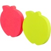 image:imagePostit Notes Apple Shape Assorted Colors 26x26 in 2 Pads 75 SheetsPad 7350APL08 x 46