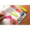 image:imagePostit Page Markers Assorted Colors 12 in x 2 in 100 SheetsPad 5 PadsPack 6705AN12 in x 2 in