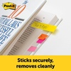 image:imagePostit Page Markers Assorted Colors 12 in x 2 in 100 SheetsPad 5 PadsPack 6705AN12 in x 2 in