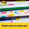 image:imagePostit Page Markers Assorted Colors 12 in x 2 in 50 SheetsPad 5 PadsPack 6705AF05 x 2 in